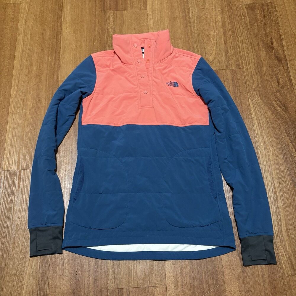 The North Face Mountain Sweatshirt Pullover, Spiced Coral Multi, Women’s XS